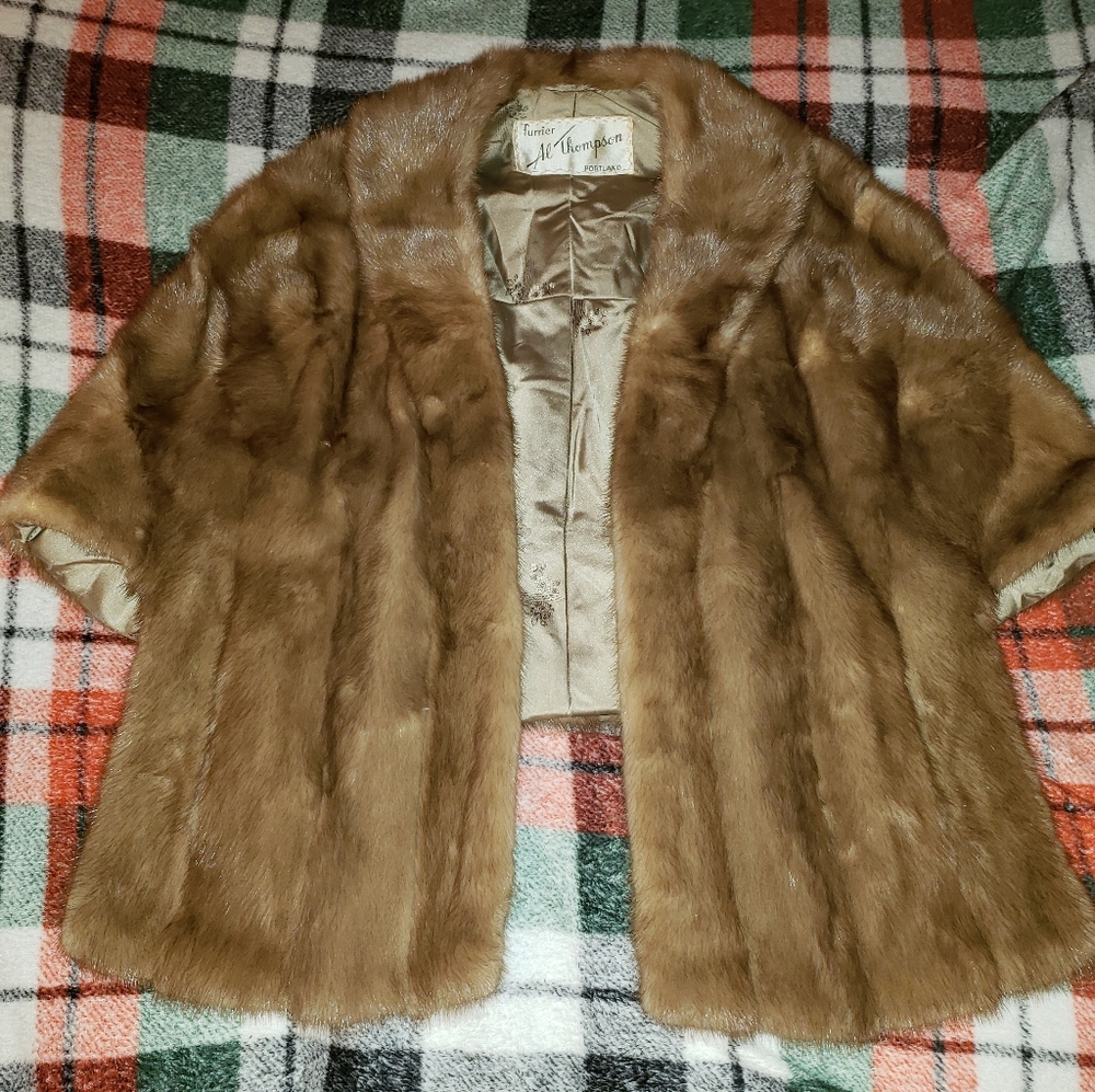 Al Thompson Mink Fur Stole